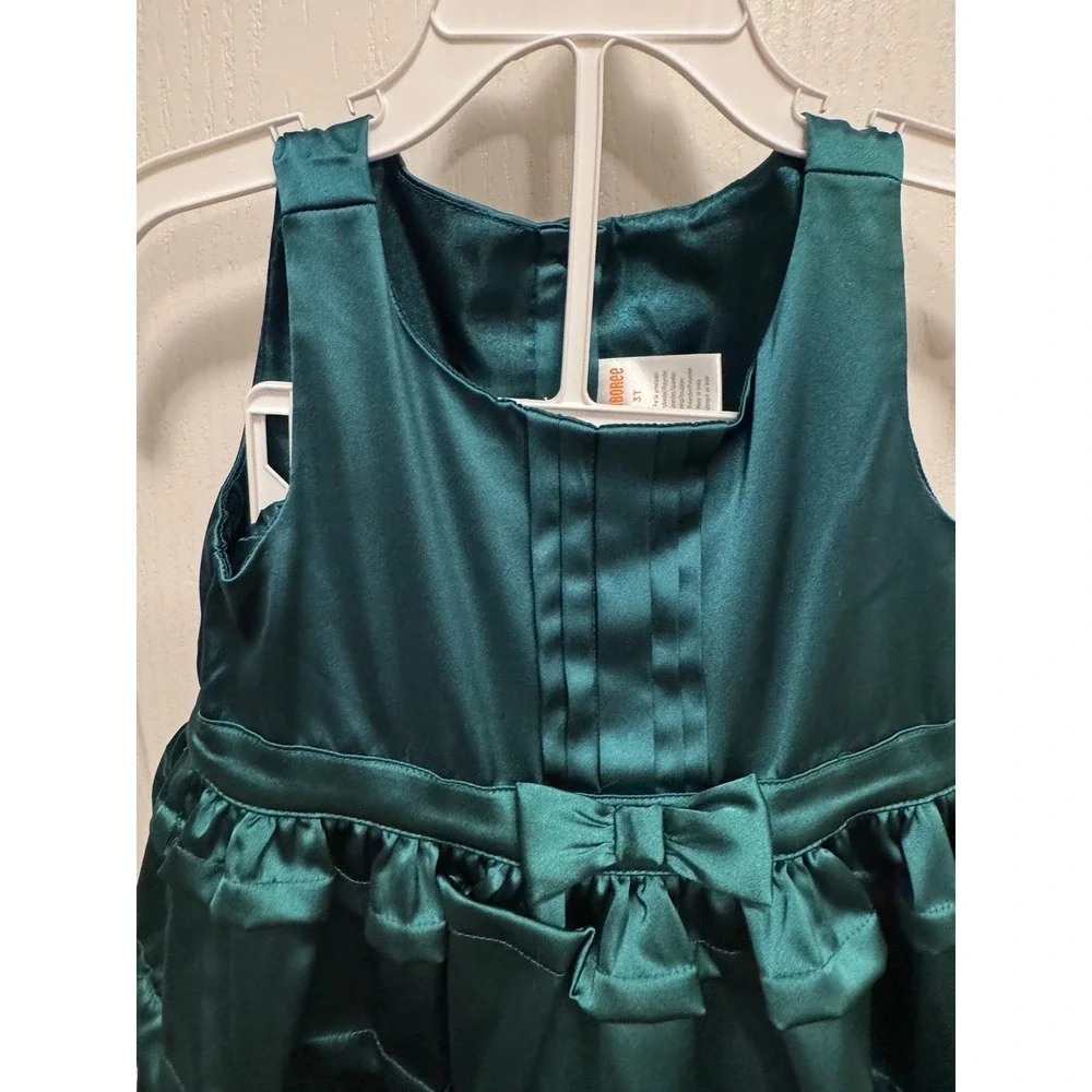 Gymboree Toddler Girls 3T Dress Lot Hanna Andersson Faux Fur Vest Pumpkin Satin